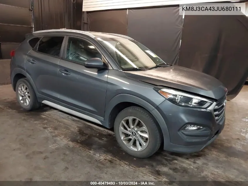 KM8J3CA43JU680111 2018 Hyundai Tucson Sel