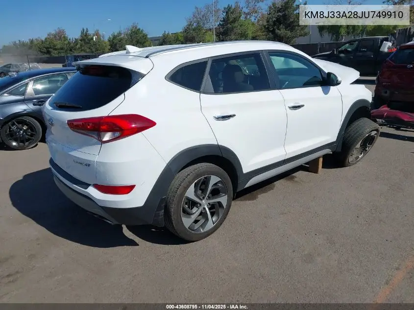 KM8J33A28JU749910 2018 Hyundai Tucson Limited