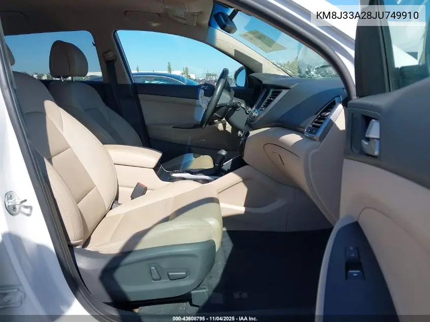 KM8J33A28JU749910 2018 Hyundai Tucson Limited