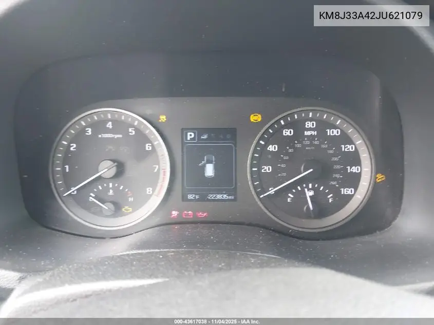 KM8J33A42JU621079 2018 Hyundai Tucson Sel