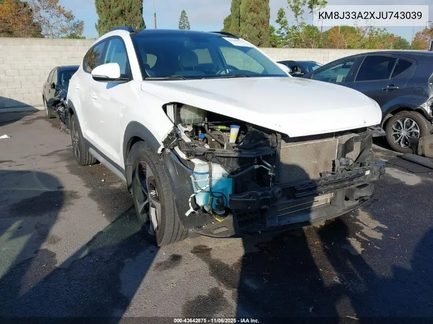 KM8J33A2XJU743039 2018 Hyundai Tucson Value