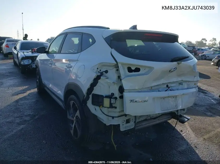 KM8J33A2XJU743039 2018 Hyundai Tucson Value