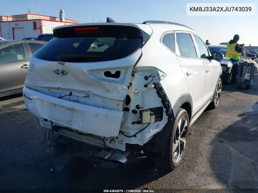 KM8J33A2XJU743039 2018 Hyundai Tucson Value