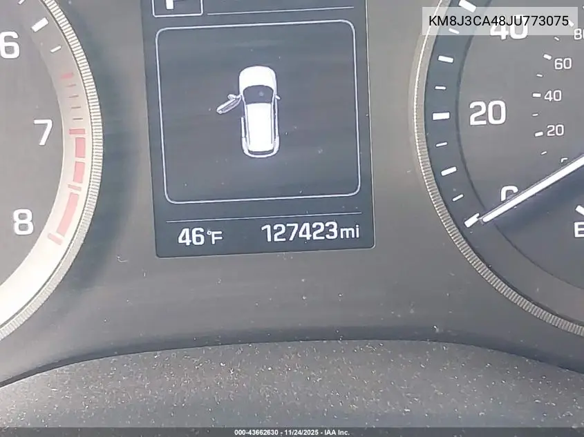 KM8J3CA48JU773075 2018 Hyundai Tucson Sel