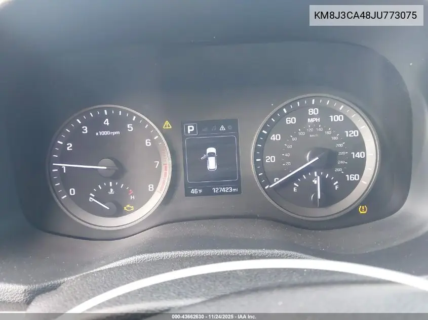 KM8J3CA48JU773075 2018 Hyundai Tucson Sel