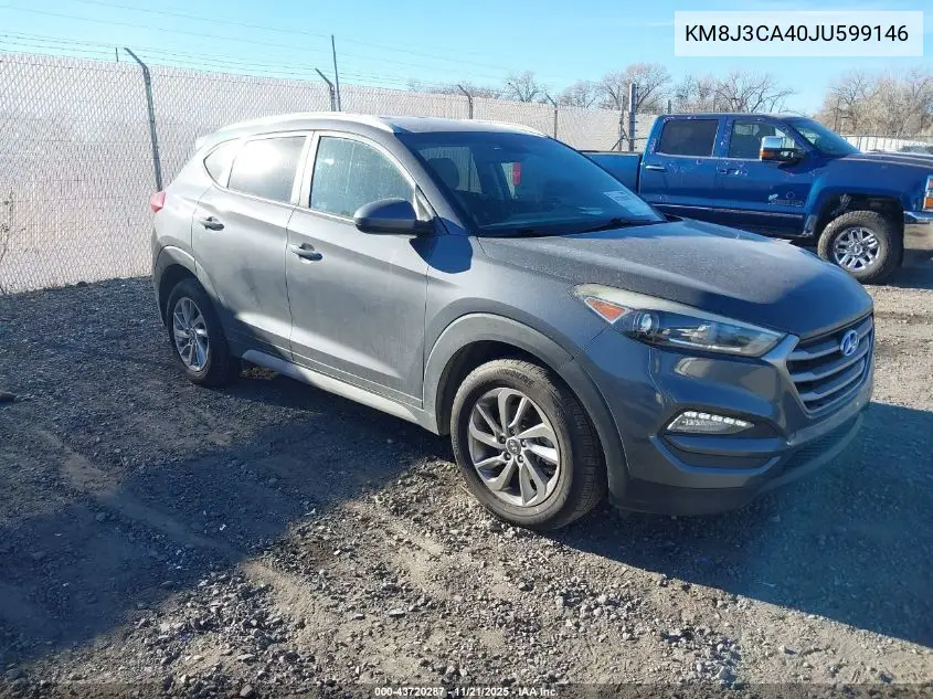 KM8J3CA40JU599146 2018 Hyundai Tucson Sel