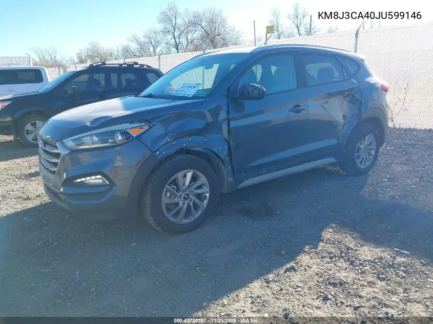 KM8J3CA40JU599146 2018 Hyundai Tucson Sel