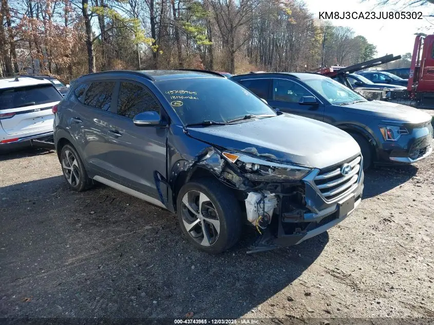 KM8J3CA23JU805302 2018 Hyundai Tucson Value