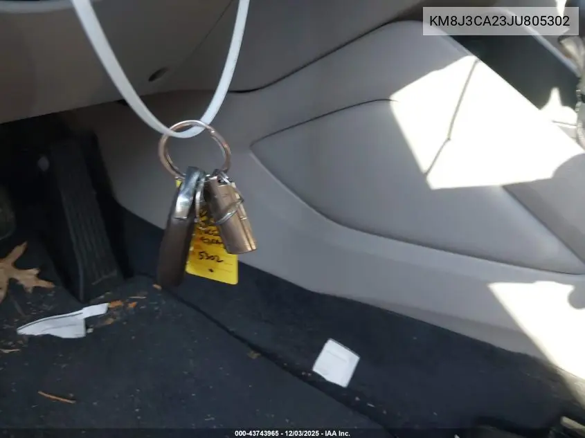 KM8J3CA23JU805302 2018 Hyundai Tucson Value