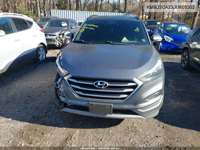 KM8J3CA23JU805302 2018 Hyundai Tucson Value