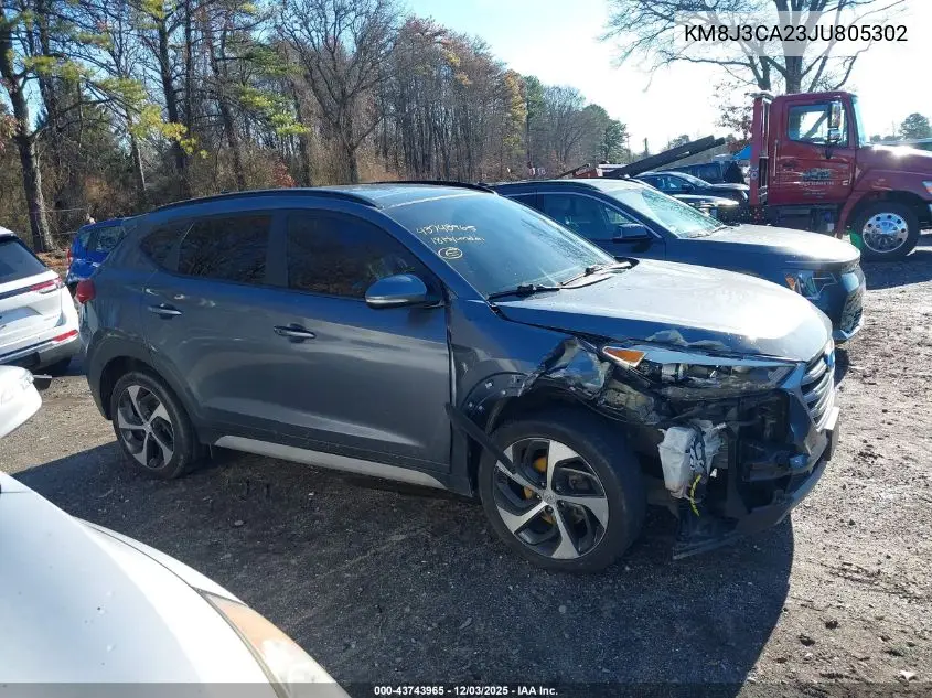 KM8J3CA23JU805302 2018 Hyundai Tucson Value