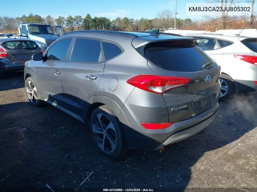 KM8J3CA23JU805302 2018 Hyundai Tucson Value