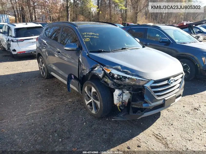 KM8J3CA23JU805302 2018 Hyundai Tucson Value