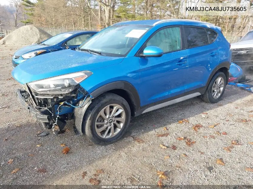 KM8J3CA48JU735605 2018 Hyundai Tucson Sel