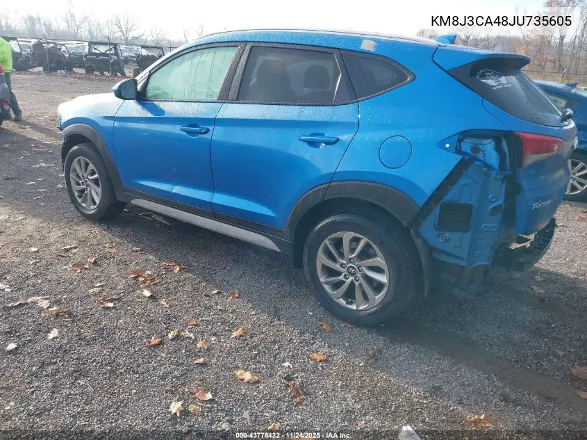 KM8J3CA48JU735605 2018 Hyundai Tucson Sel