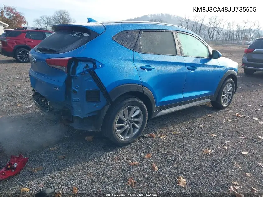 KM8J3CA48JU735605 2018 Hyundai Tucson Sel