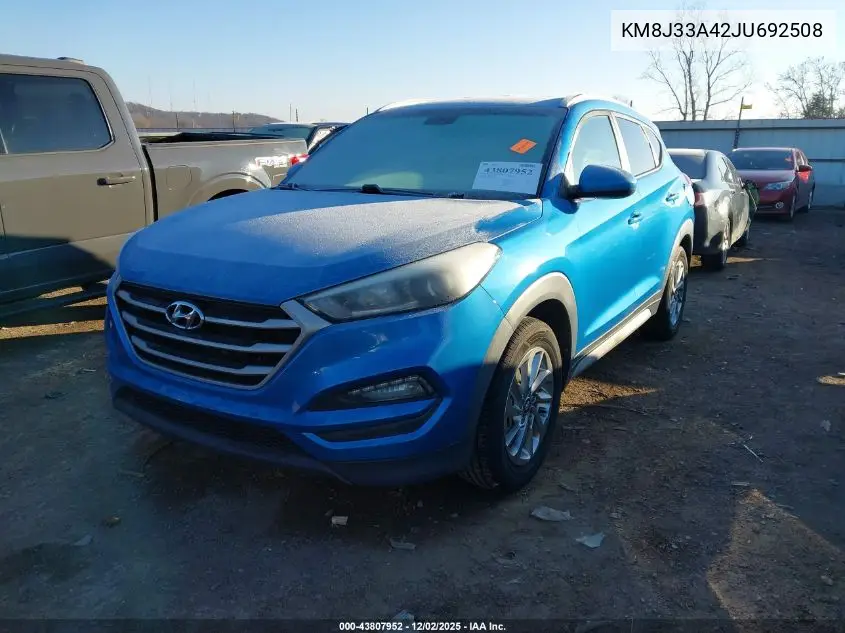 KM8J33A42JU692508 2018 Hyundai Tucson Sel