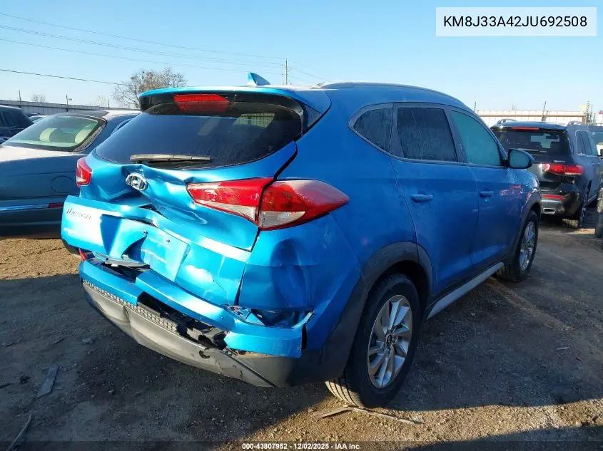 KM8J33A42JU692508 2018 Hyundai Tucson Sel