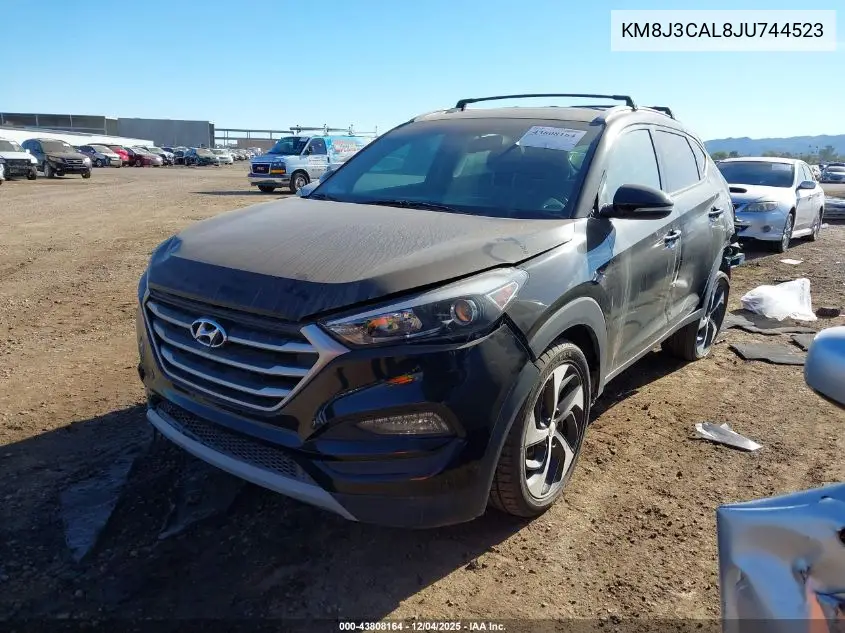 KM8J3CAL8JU744523 2018 Hyundai Tucson Sport