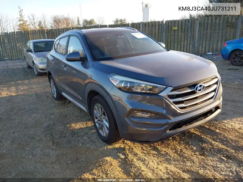 KM8J3CA40JU731211 2018 Hyundai Tucson Sel