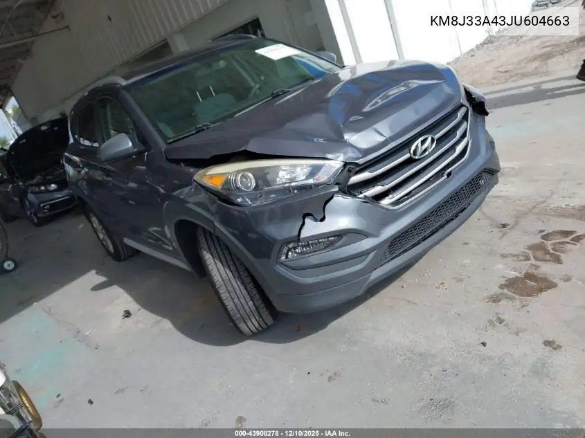 KM8J33A43JU604663 2018 Hyundai Tucson Sel