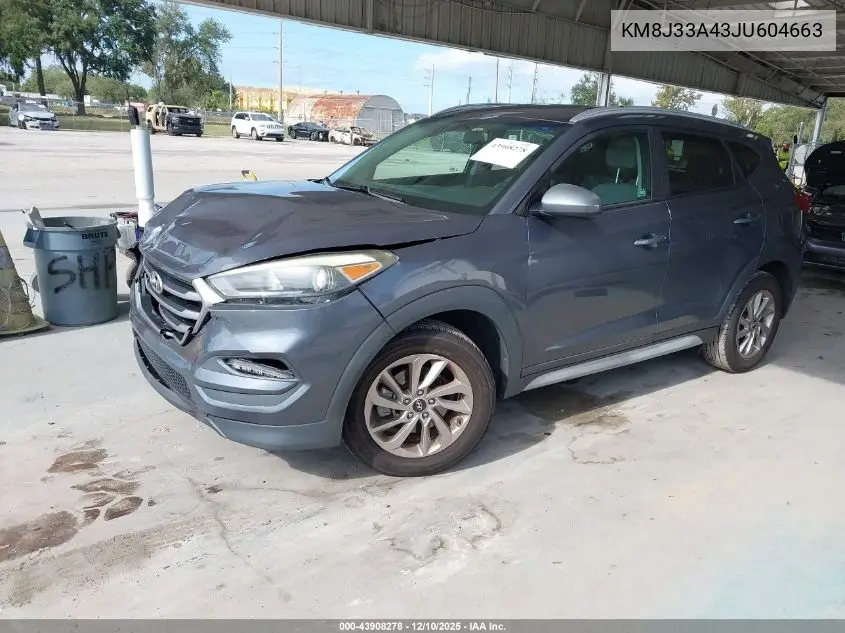 KM8J33A43JU604663 2018 Hyundai Tucson Sel