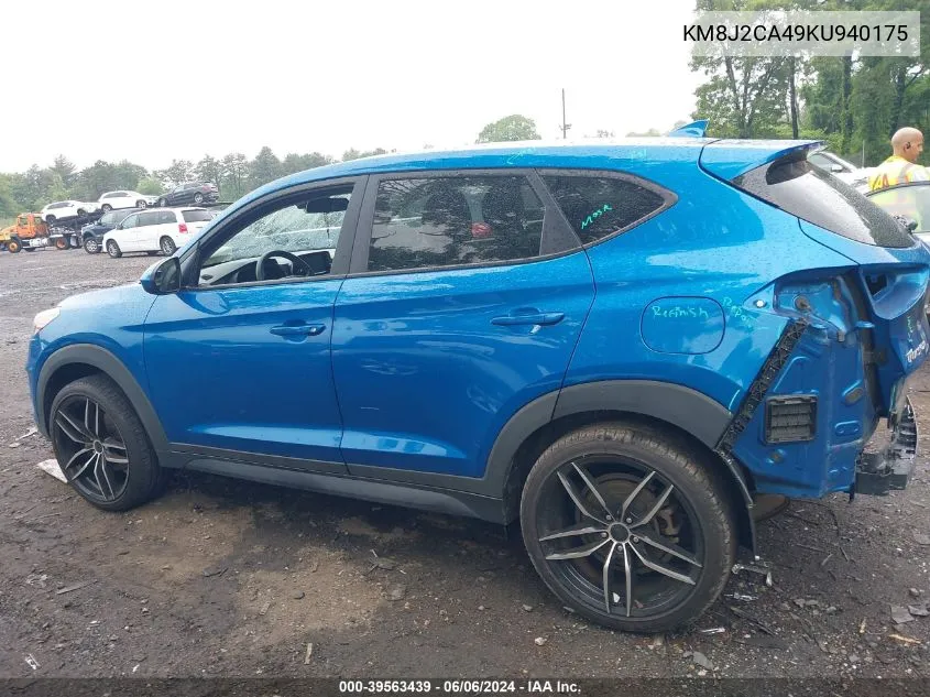 KM8J2CA49KU940175 2019 Hyundai Tucson Se