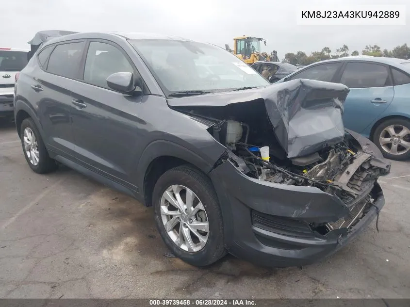 KM8J23A43KU942889 2019 Hyundai Tucson Se