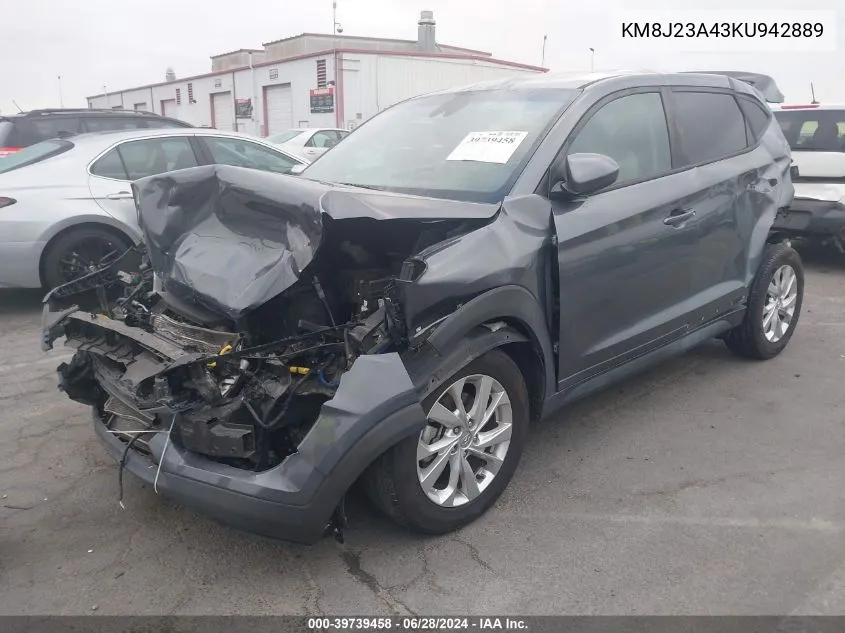 KM8J23A43KU942889 2019 Hyundai Tucson Se