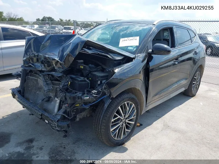 KM8J33AL4KU029255 2019 Hyundai Tucson Sel