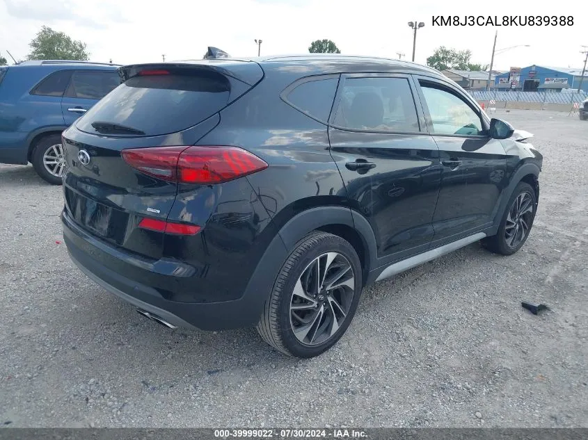 KM8J3CAL8KU839388 2019 Hyundai Tucson Sport