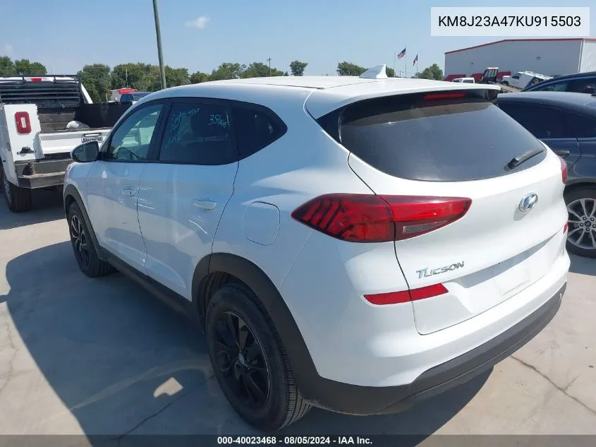 KM8J23A47KU915503 2019 Hyundai Tucson Se