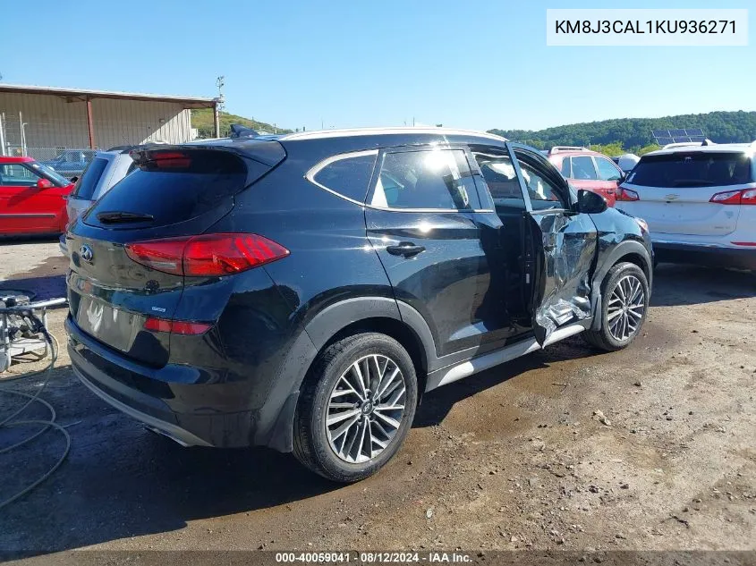 KM8J3CAL1KU936271 2019 Hyundai Tucson Sel