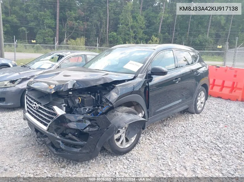 KM8J33A42KU917138 2019 Hyundai Tucson Value