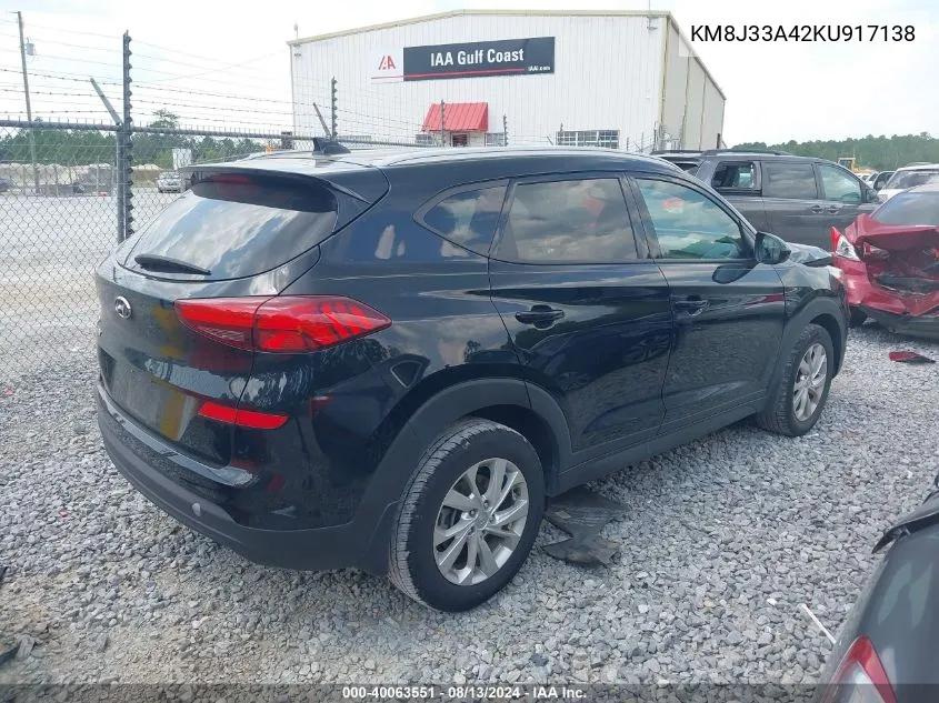 KM8J33A42KU917138 2019 Hyundai Tucson Value