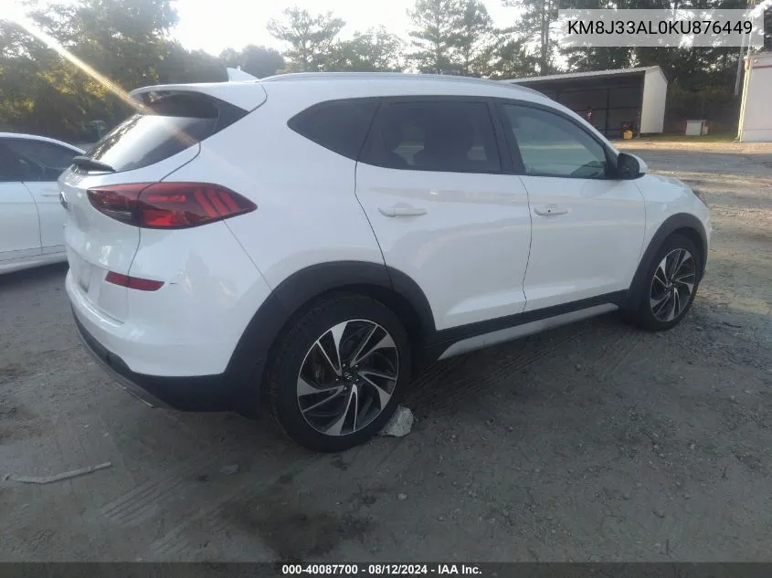 KM8J33AL0KU876449 2019 Hyundai Tucson Sport