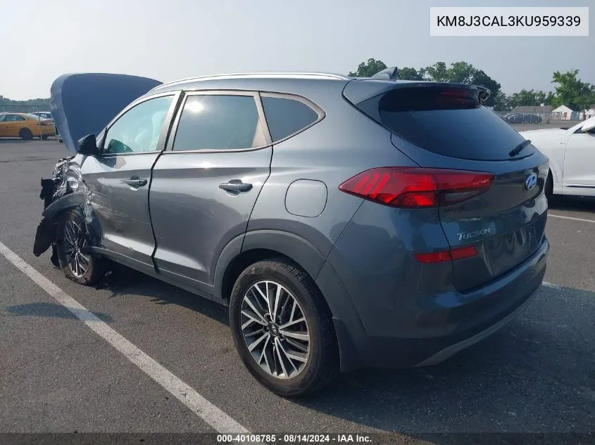 KM8J3CAL3KU959339 2019 Hyundai Tucson Sel