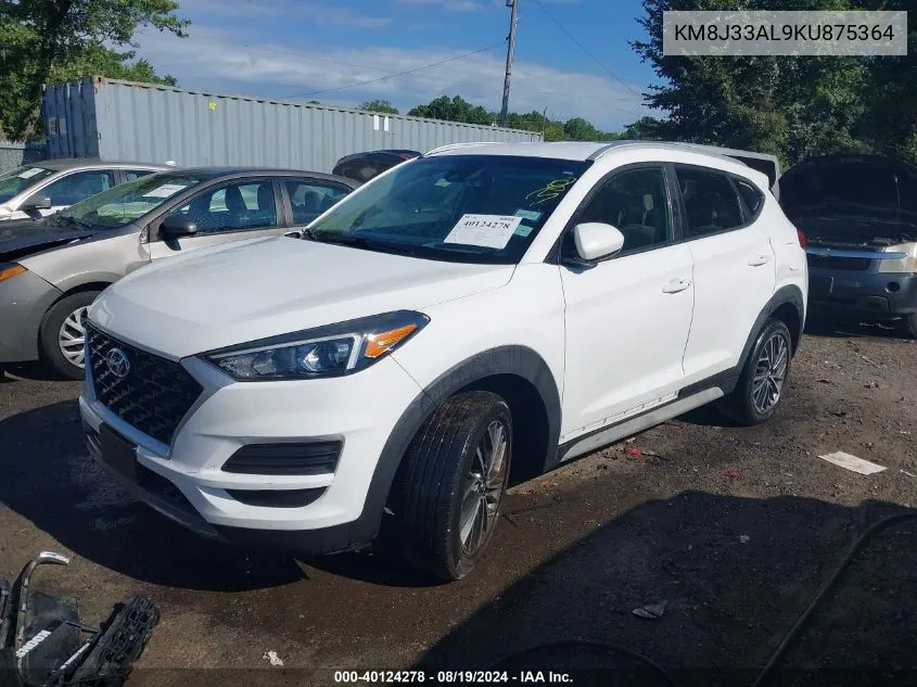 KM8J33AL9KU875364 2019 Hyundai Tucson Sel