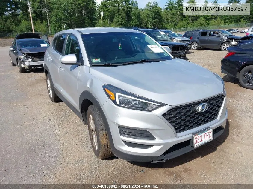 KM8J2CA43KU857597 2019 Hyundai Tucson Se