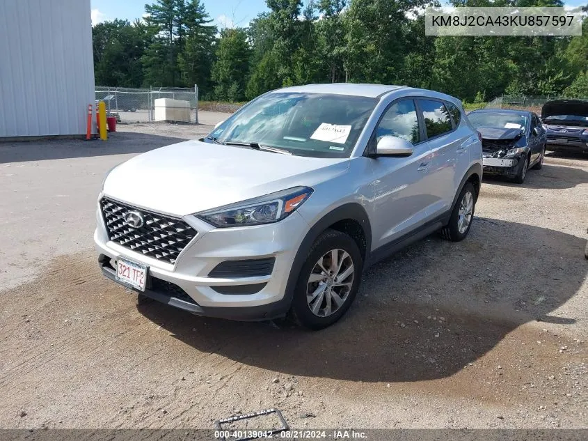 KM8J2CA43KU857597 2019 Hyundai Tucson Se