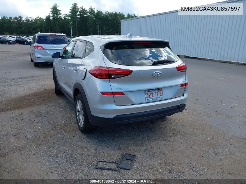 KM8J2CA43KU857597 2019 Hyundai Tucson Se