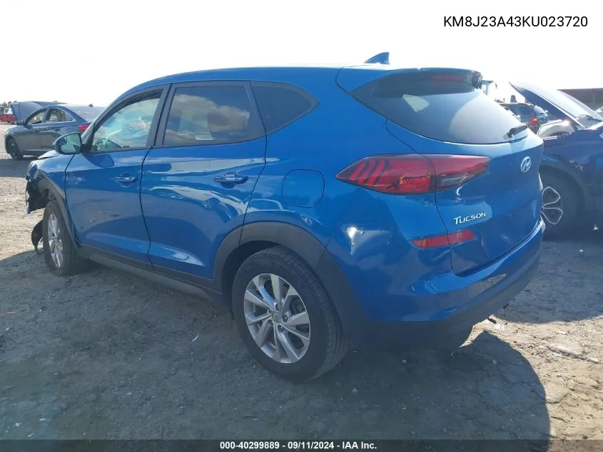 KM8J23A43KU023720 2019 Hyundai Tucson Se