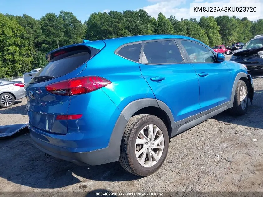 KM8J23A43KU023720 2019 Hyundai Tucson Se