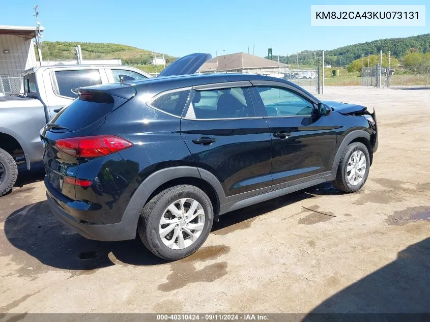 KM8J2CA43KU073131 2019 Hyundai Tucson Se