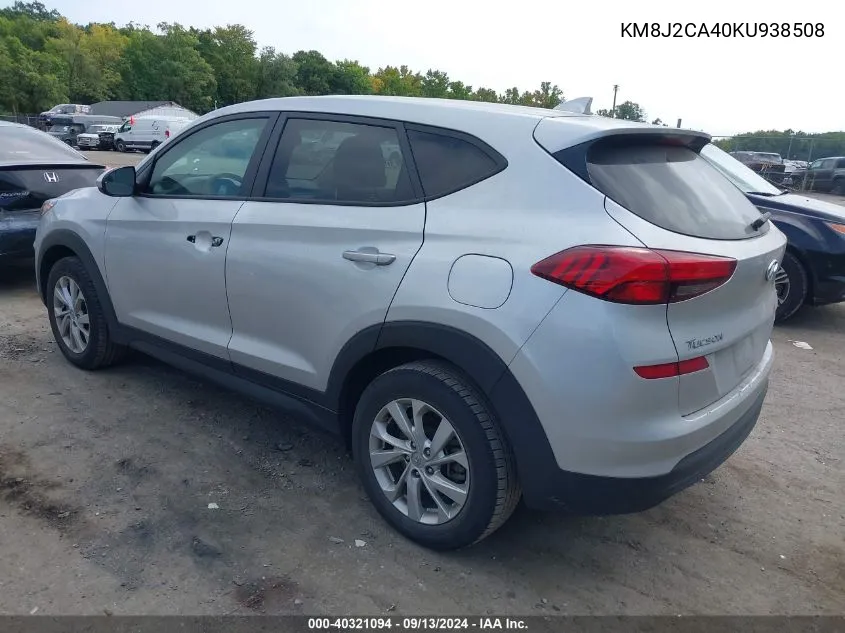 KM8J2CA40KU938508 2019 Hyundai Tucson Se