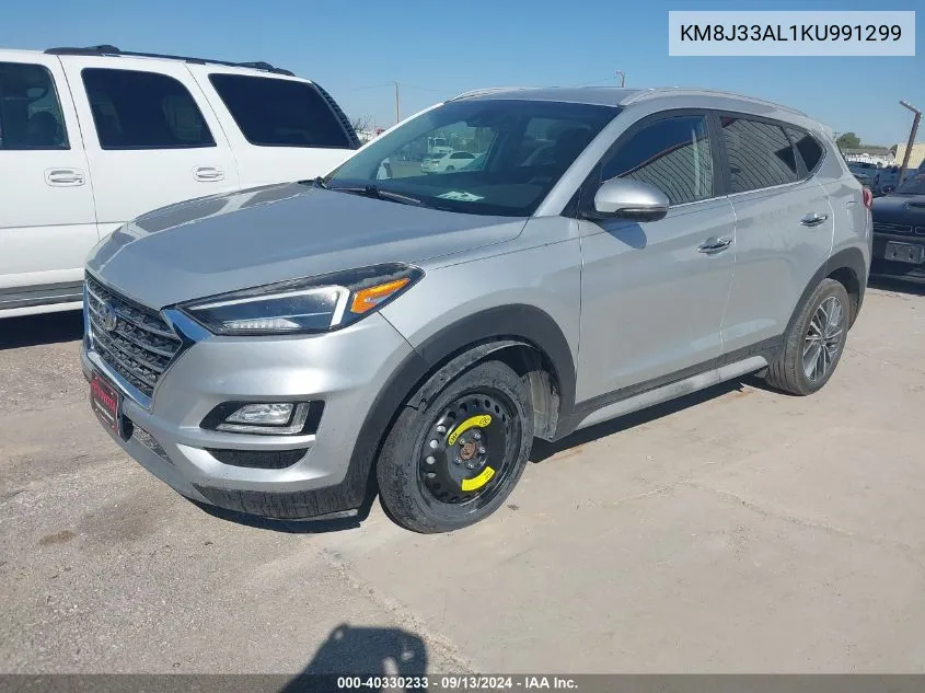 KM8J33AL1KU991299 2019 Hyundai Tucson Limited/Sel/Sport/Ultimat