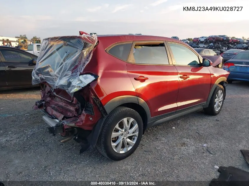 KM8J23A49KU028727 2019 Hyundai Tucson Se