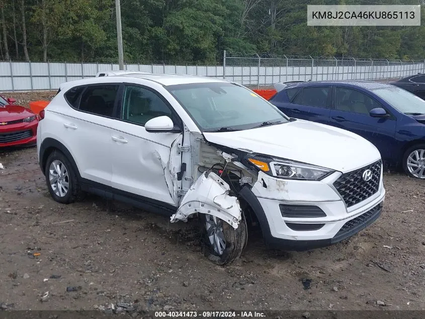 KM8J2CA46KU865113 2019 Hyundai Tucson Se