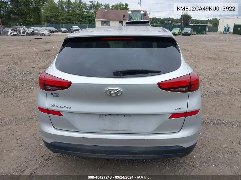 KM8J2CA49KU013922 2019 Hyundai Tucson Se