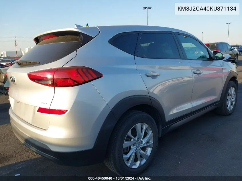 KM8J2CA40KU871134 2019 Hyundai Tucson Se